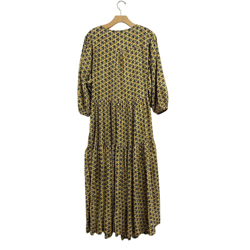 Banana Republic x White Lotus Cotton Wrap Maxi Dress Resort XL - Picture 4 of 11